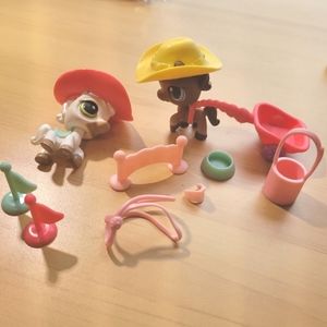 Littlest pet shop - Horse set